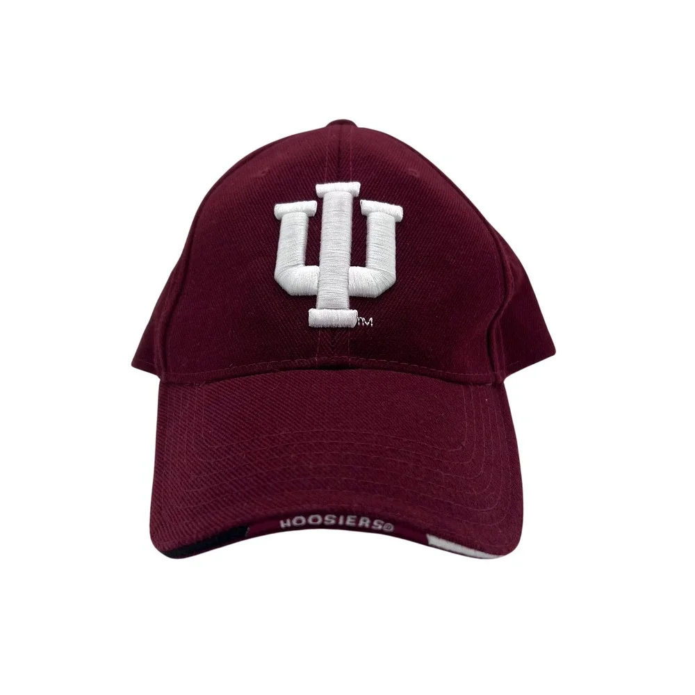 Indiana Hoosiers Baseball Cap Steve & Barrys‎ Maroon White IU Logo OS Fits All